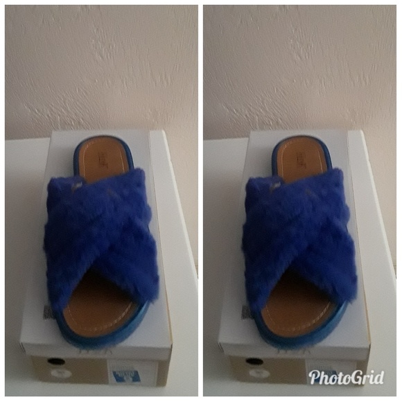 Women's shoes fur slides - Picture 2 of 4